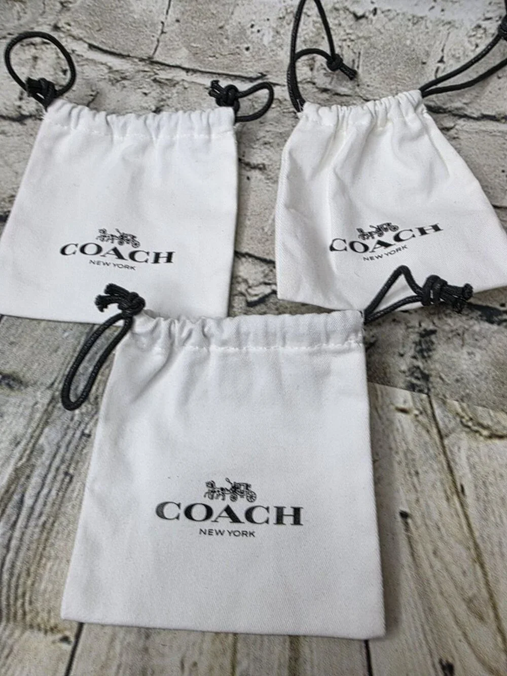 Coach jewelry drawstring